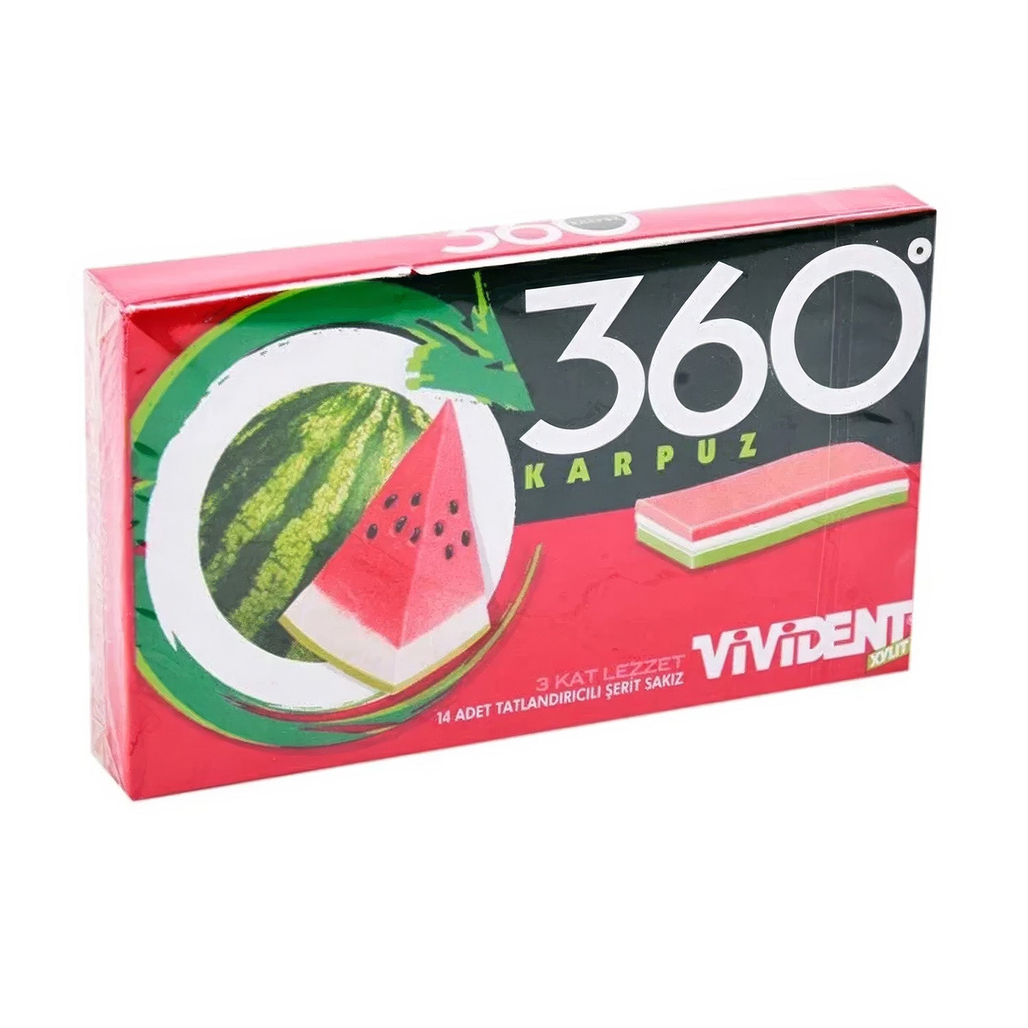 Vivident360Karpuz Aromalı14 Adet